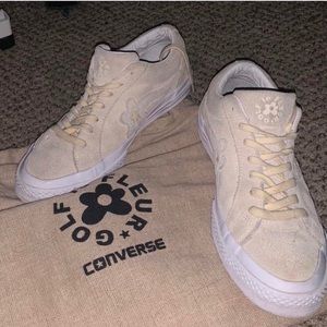 Golf le Fleur cream/tan low top shoes